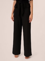 Adrianna Papell Black Lace And Crepe Jumpsuit - Imagen 5 de 7