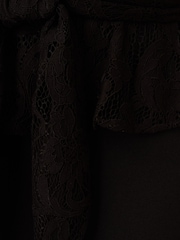 Adrianna Papell Black Lace And Crepe Jumpsuit - Imagen 7 de 7
