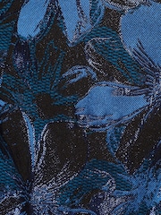 Adrianna Papell Blue Off Shoulder Jacquard Gown - Imagen 7 de 7