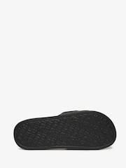 Superdry Black Core Graphic Pool Sliders - Image 6 of 8