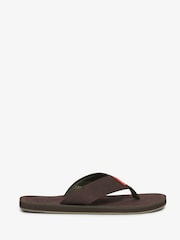 Superdry Brown Premium Sandals - Image 1 of 7