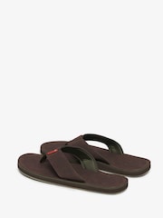 Superdry Brown Premium Sandals - Image 4 of 7