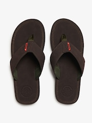 Superdry Brown Premium Sandals - Image 5 of 7