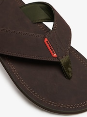 Superdry Brown Premium Sandals - Image 7 of 7