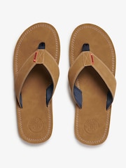 Superdry Brown Chrome Premium Sandals - Image 5 of 8