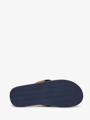 Superdry Brown Chrome Premium Sandals - Image 6 of 8