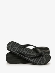 Черный - сандалии с логотипом Superdry Core - Изображение 1 из 3