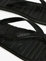 Черный - сандалии с логотипом Superdry Core - Изображение 3 из 3