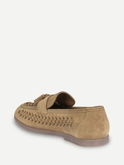 Off The Hook Brown Tiger Tassel Loafers - Image 3 of 6