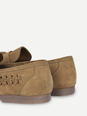 Off The Hook Brown Tiger Tassel Loafers - Image 4 of 6