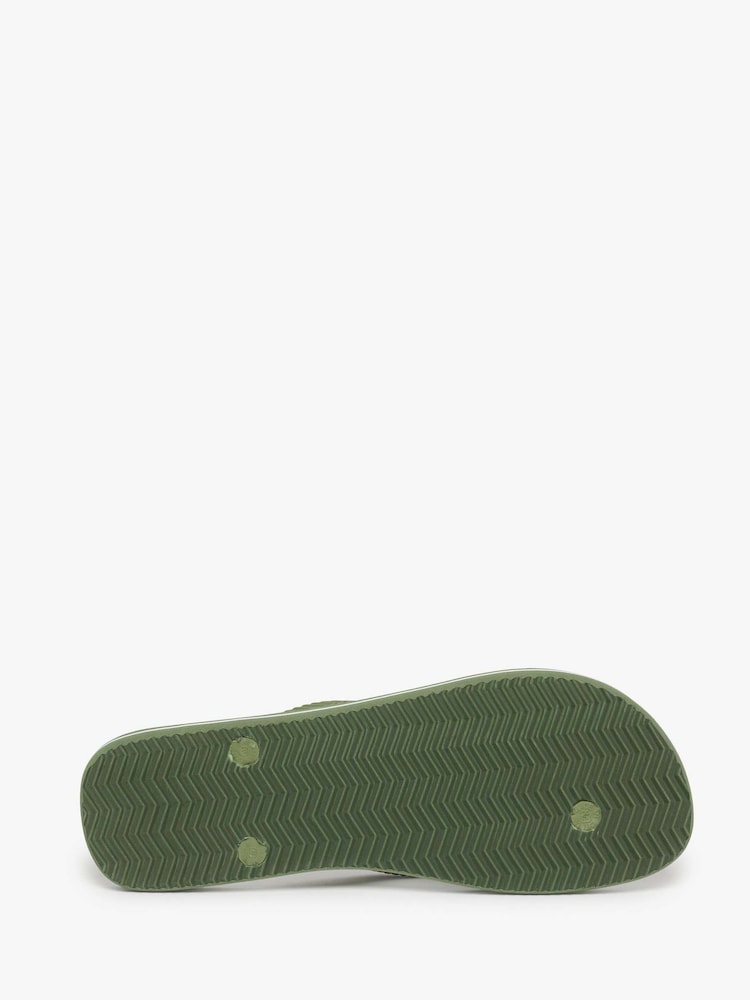 Superdry Green Core Logo Sandals - Image 3 of 5
