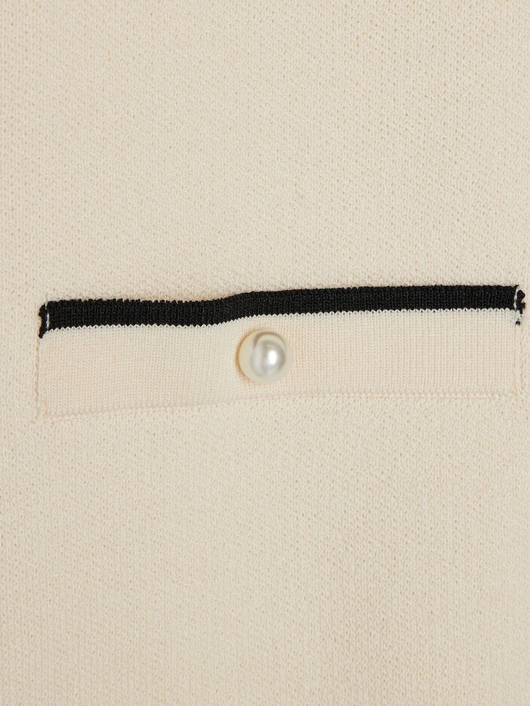 River Island Cream Military Cardigan - Image 5 of 5