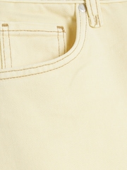 River Island Buttermilk Yellow Seamed Barrel Jeans - Image 5 of 6