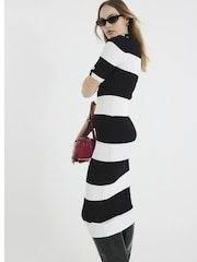 River Island Black Shoulder Military Dress - Image 2 of 4