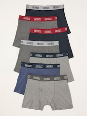 FatFace Multi Colour 7 PAIRS OF PLAIN BOXERS - Image 1 of 2