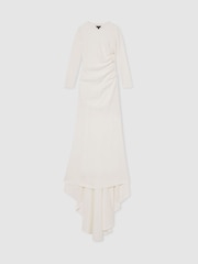 Reiss White Lorna Atelier Cut-Out Rope Detail Dress - Image 2 of 7