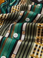 Reiss Sala Reiss | Ché Printed Cuban-Collar Shirt - Изображение 6 из 6