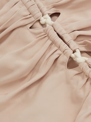 Reiss Neutral Brooke Atelier Cut-Out Rope-Cord Maxi Dress - Image 6 of 6