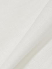 Reiss Ivory Dakota Linen Whipstitch Tie-Strap Midi Dress - Image 5 of 5