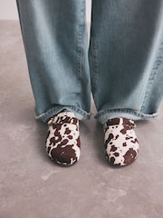 Cow Standard/Wide Fit Forever Comfort® Leather Footbed Clogs - Image 1 of 9