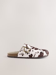 Cow Standard/Wide Fit Forever Comfort® Leather Footbed Clogs - Image 7 of 9