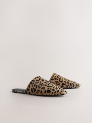 Leopard Forever Comfort® High Cut Square Toe Mules - Image 5 of 9