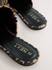 Leopard Forever Comfort® High Cut Square Toe Mules - Image 9 of 9
