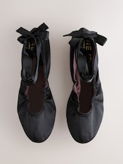 Black Forever Comfort® Wrap Up Ballerina Flats - Image 5 of 9