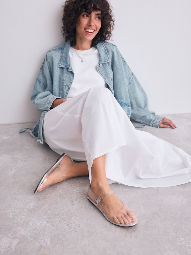 Silver Forever Comfort® Round Toe Vinyl Mary Jane Shoes - Image 2 of 12 Silver Forever Comfort® Round Toe Vinyl Mary Jane Shoes - Image 2 of 12
