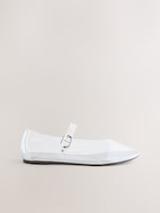 Silver Forever Comfort® Round Toe Vinyl Mary Jane Shoes - Image 7 of 12