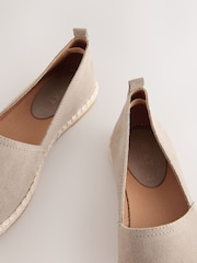 Neutral Forever Comfort® Suede Closed Toe Espadrilles - Image 8 of 9