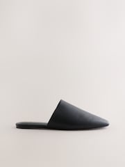 Black Forever Comfort® High Cut Square Toe Mules - Image 8 of 10