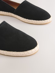 Black Forever Comfort® Suede Closed Toe Espadrilles - Image 10 of 11