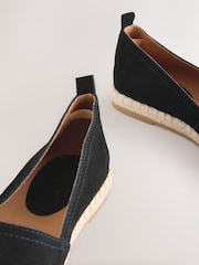 Black Forever Comfort® Suede Closed Toe Espadrilles - Image 11 of 11