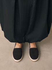 Black Forever Comfort® Suede Closed Toe Espadrilles - Image 3 of 11