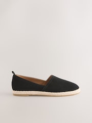 Black Forever Comfort® Suede Closed Toe Espadrilles - Image 8 of 11