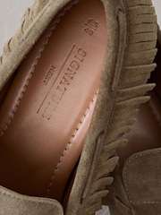 Verde caqui - Signature Premium Suede Fringe Boat Shoes - Imagen 7 de 7