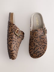 Leopardo - Zuecos con plantilla de piel de Forever Comfort® - Imagen 5 de 9