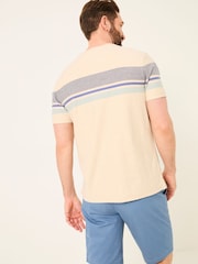 FatFace Natural Kiln Chest Stripe Tee - Image 2 of 5