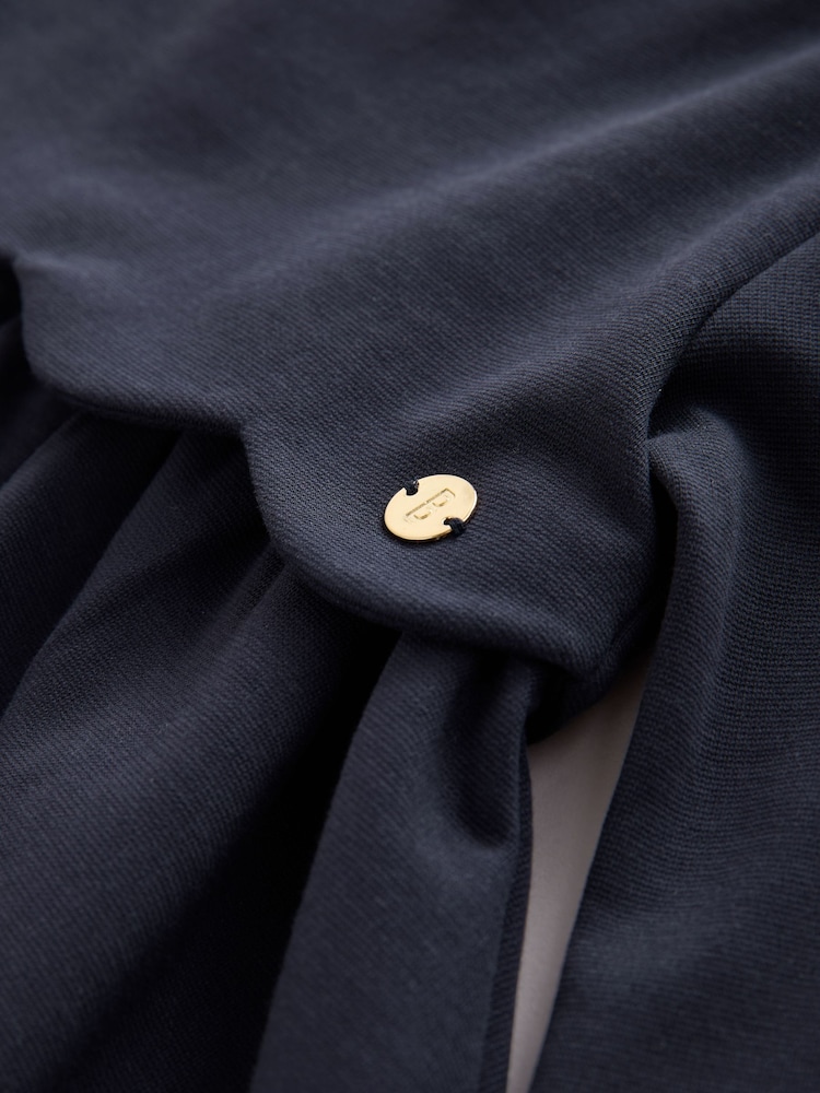 Girls Baker by Ted Baker Scallop Ponte Dress 1.5 - 2 Years - NAVY