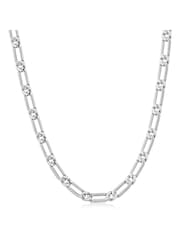 Luv Aj Silver Tone The Pave Link Necklace - Image 1 of 4