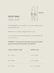 Lipsy Pink Baby 100% Cotton 2.5 Tog Sleep Bag (50-95mths) - Image 5 of 5