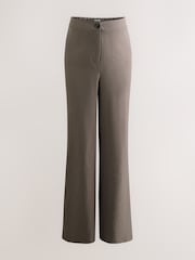 Taupe Brown Maternity Work Trousers - Image 6 of 9