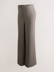 Taupe Brown Maternity Work Trousers - Image 7 of 9