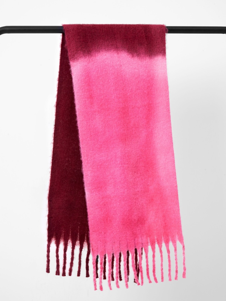 French Connection Pink Ombre Soft Touch Scarf - Image 1 of 3