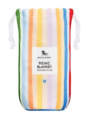 Dock & Bay Candy Stripes Picnic Outdoor Waterproof Blanket - Image 5 of 6
