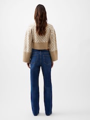 French Connection Blue Toms Denim Bleach Line Jeans - Image 2 of 4