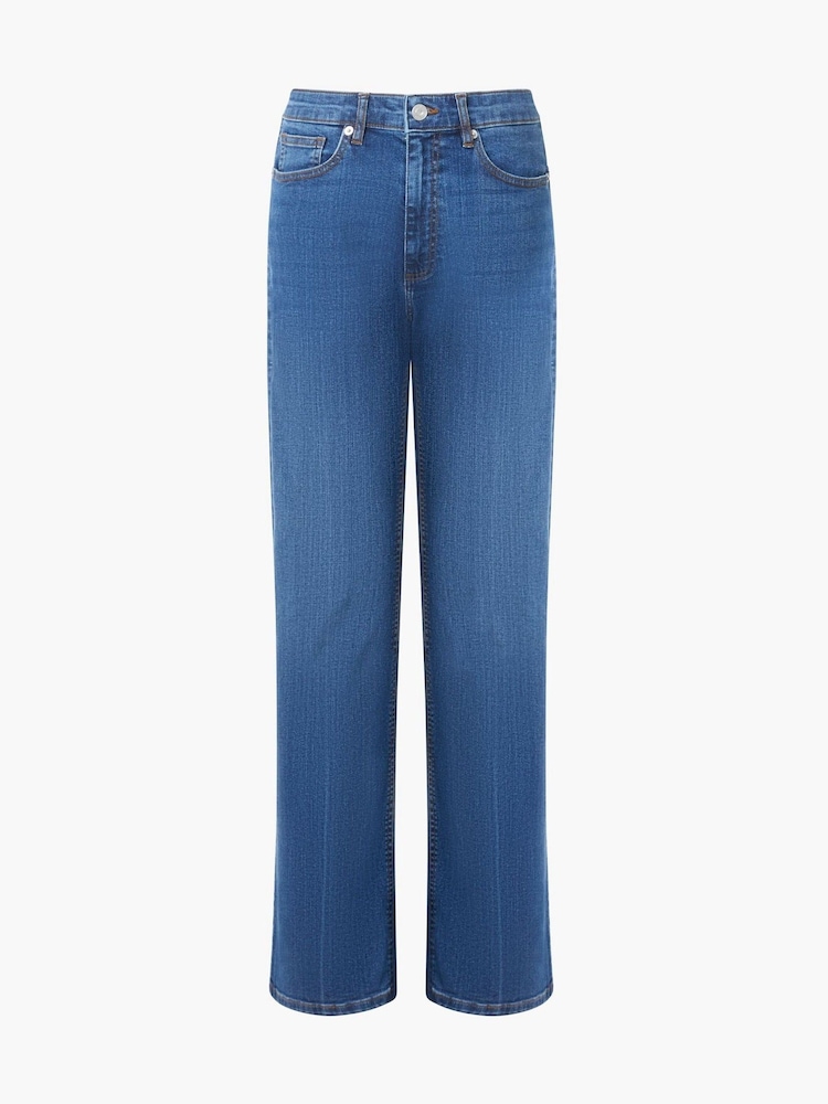 French Connection Blue Toms Denim Bleach Line Jeans - Image 4 of 4