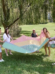 Dock & Bay Stripe Up Your Life Picnic Outdoor Waterproof Blanket - Image 1 of 6