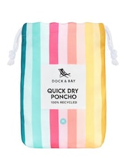 Poncho de praia de secagem rápida para adultos Dock & Bay - Imagem 6 de 6